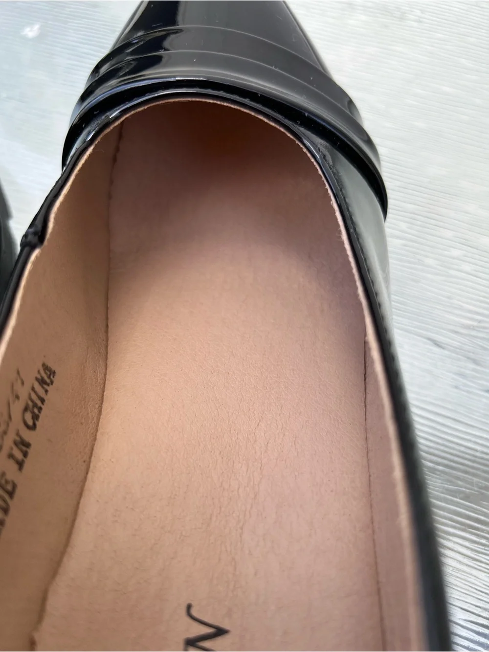 Black Patent Leather Women's Platform
